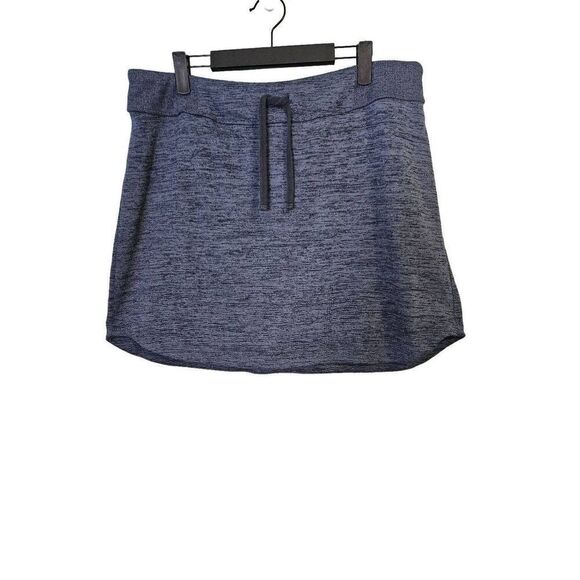 Athleta blue heathered drawstring skirt. Size XL. - Picture 1 of 4